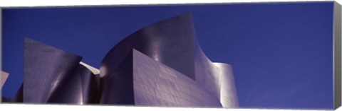 Framed Walt Disney Concert Hall Building Against a Blue Sky, Los Angeles Print