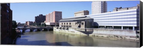 Framed Genesee River, Rochester, Monroe County, New York State Print