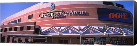 Framed Low angle view of a stadium, Chesapeake Energy Arena, Oklahoma City, Oklahoma, USA Print