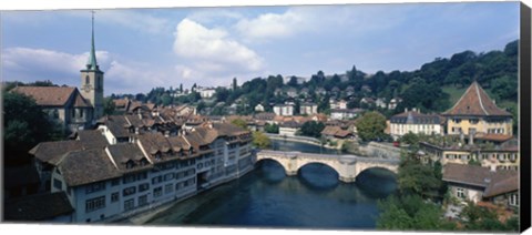 Framed Switzerland, Bern, Aare River Print