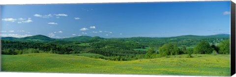 Framed Farm, Peacham, Vermont, USA Print