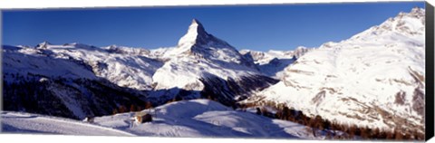 Framed Matterhorn, Zermatt, Switzerland (horizontal) Print