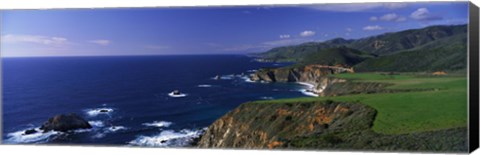 Framed Pacific Coast, Big Sur, California, USA Print