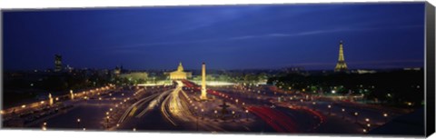 Framed France, Paris, Place de la Concorde Print