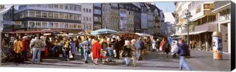 Framed Farmer&#39;s Market, Bonn, Germany Print