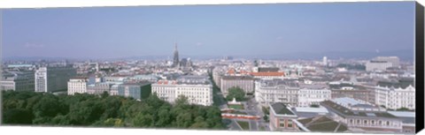 Framed Austria, Vienna, High angle view of the city Print