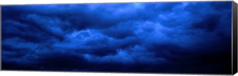 Framed Dramatic Blue Clouds Print