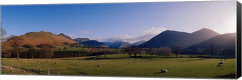 Framed Valley Northern Lake District Cumbria Newlands England Print