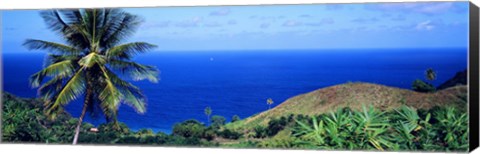 Framed Pigeon Point Tobago Print