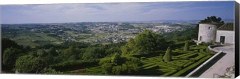 Framed High angle view of a town, Pousada, Sintra, Lisbon, Portugal Print