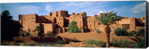 Framed Buildings in a village, Ait Benhaddou, Ouarzazate, Marrakesh, Morocco Print