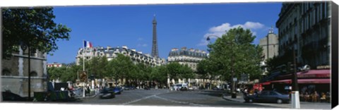 Framed France, Paris, Avenue de Tourville Print