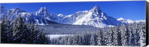 Framed Banff National Park in Winter, Alberta Canada Print