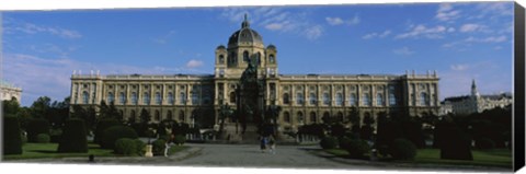 Framed Facade of a museum, Museum Of Fine Arts, Vienna, Austria Print