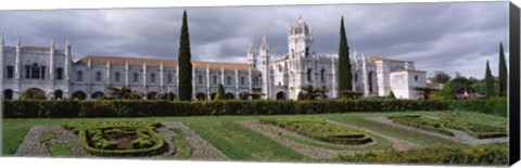 Framed Portugal, Lisbon, Facade of Jeronimos Monastery Print