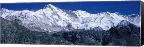 Framed Cho Oyu from Goyko Valley Khumbu Region Nepal Print