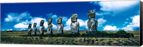 Framed Easter Island Chile Print