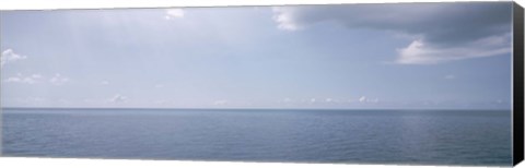 Framed Clouds over the sea, Atlantic Ocean, Bermuda, USA Print