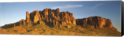 Framed Superstition Mountains, Arizona, USA Print