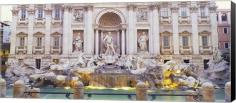 Framed Trevi Fountain Rome Italy Print