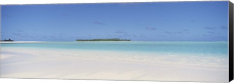 Framed Beach, Cook Islands Print