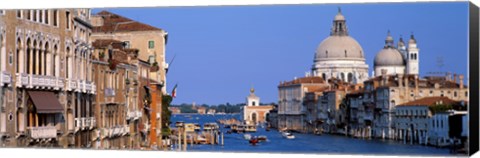 Framed Buildings Along the Grand Canal, Venice Italy Print