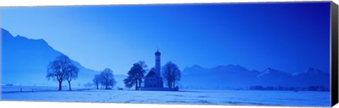 Framed St. Coloman Church Schwangau Germany Print