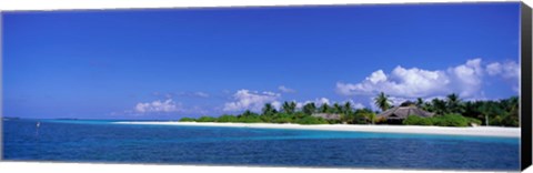 Framed Beach Scene Maldives Print