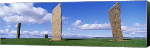 Framed Stones Of Stenness, Orkney Islands, Scotland, United Kingdom Print