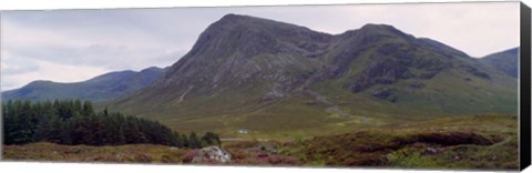 Framed Mountains On A Landscape, Glencoe, Scotland, United Kingdom Print