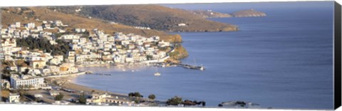 Framed Batsi, Andros Island, Cyclades Islands, Greece Print