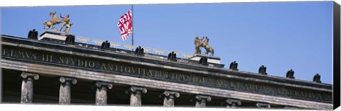 Framed Low Angle View Of A Museum, Altes Museum, Berlin, Germany Print