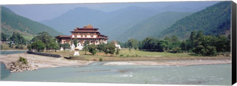 Framed Punakha Dzong, Punakha, Bhutan Print