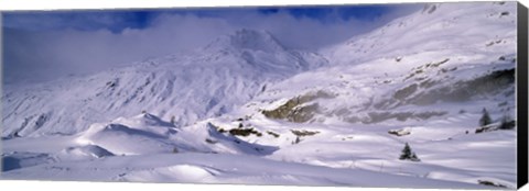 Framed Simplon pass, Switzerland Print