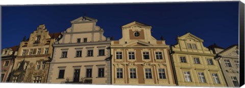 Framed Low angle view of buildings, Prague Old Town Square, Old Town, Prague, Czech Republic Print