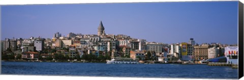 Framed Istanbul skyline, Turkey Print