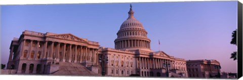 Framed Low angle view of a government building, Capitol Building, Washington DC, USA Print