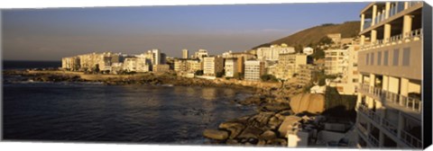 Framed City at the waterfront, Bantry Bay, Cape Town, Western Cape Province, Republic of South Africa Print