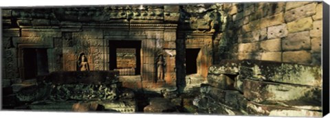 Framed Ruins of a temple, Preah Khan, Angkor, Cambodia Print