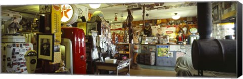 Framed Interiors of a store, Route 66, Hackberry, Arizona Print