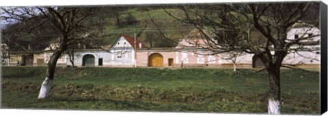 Framed Biertan, Transylvania, Mures County, Romania Print