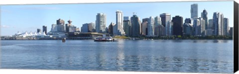 Framed Skyscrapers at the waterfront, Canada Place, Vancouver, British Columbia, Canada 2011 Print