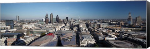 Framed City of London from St. Paul&#39;s Cathedral, London, England 2010 Print