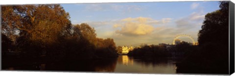 Framed Lake in a park, St. James&#39;s Park, Westminster, London, England Print