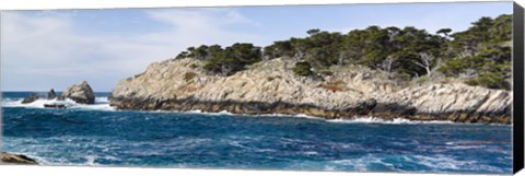 Framed Coastline, Point Lobos State Reserve, Carmel, Monterey County, California Print