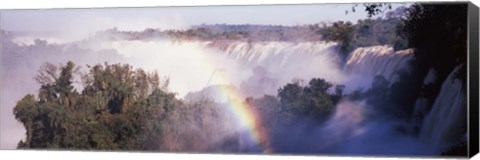 Framed Iguacu Falls, Argentina-Brazil Border Print