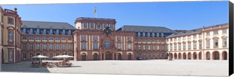 Framed Facade of the palace, Mannheim Palace, Mannheim, Baden-Wurttemberg, Germany Print