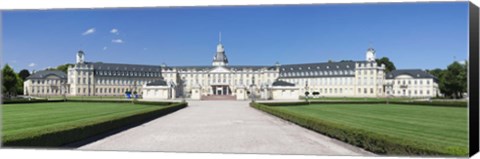 Framed Facade of a castle, Karlsruhe Castle, Karlsruhe, Baden-Wurttemberg, Germany Print