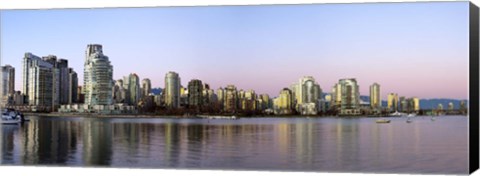 Framed Skyscrapers at the waterfront, Yaletown, Vancouver Island, British Columbia, Canada 2011 Print