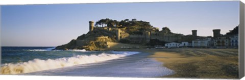 Framed Tourist Resort, Tossa De Mar, Catalonia, Spain Print